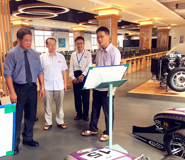 合作新展望 友谊树长青 台湾�山科技大学副校长来访我校